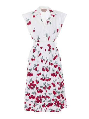 TWINSET: crew necks - White Chemisier Dress