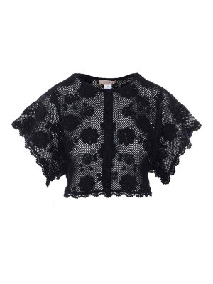 TWINSET: crew necks - Black Knitted Jacket