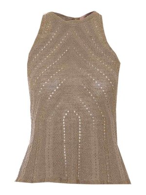 TWINSET: Tops und Tank Tops - Top - Grün