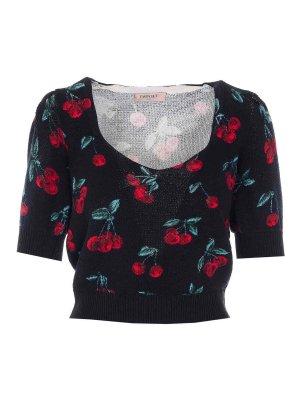 TWINSET: Tops y camisetas sin mangas - Top - Negro