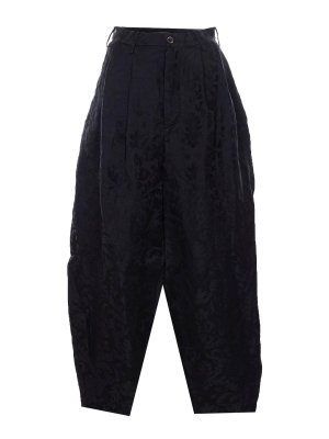 UMA WANG: Pantalones casual - Pantalón Casual - Negro