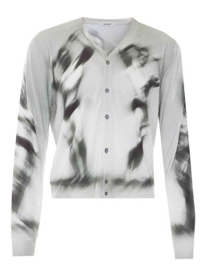 VERSACE: cardigan - Cardigan Grigio