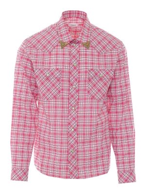 VERSACE: Chemises - Chemise - Rouge