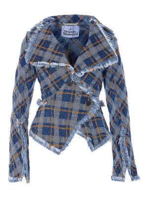 VIVIENNE WESTWOOD: giacche casual - Giacca blu che vale di piÃ¹