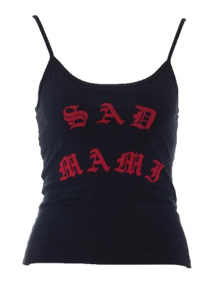 WILLY CHAVARRIA: Tops y camisetas sin mangas - Top - Negro