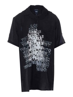 Y-3: shirts - Adidas T-3 Black Shirt
