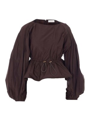 ZIMMERMANN: Tops y camisetas sin mangas - Top - Marrón