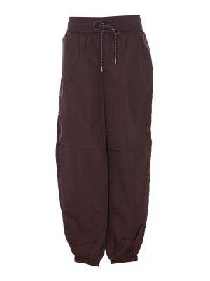 ZIMMERMANN: tracksuit bottoms - Brown Nylon Alchemy Track Pants