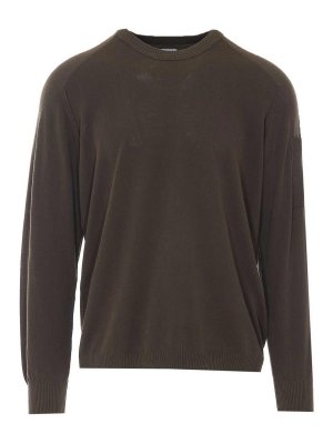 C.P. COMPANY: maglia collo rotondo - Maglione Verde Militare