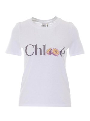 CHLOE': Camisetas - Camiseta - Blanco