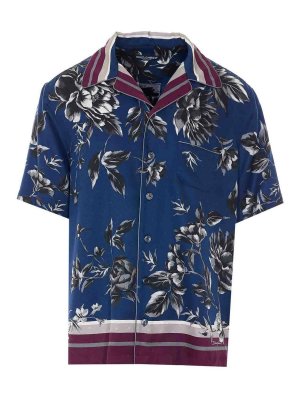 DOLCE & GABBANA: shirts - Peony-Print Hawaii Shirt
