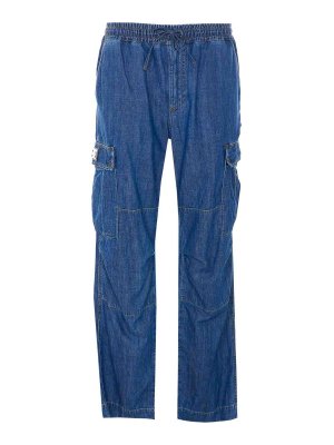 DOLCE & GABBANA: Pantalons de survêtement  - Pantalons De Sport - Bleu