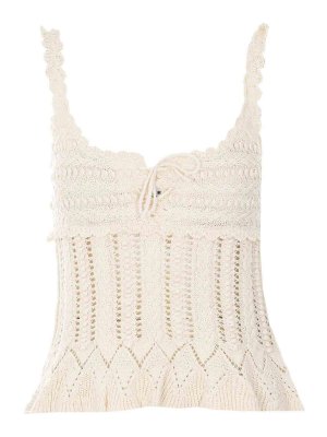 Isabel Marant Etoile: Tops y camisetas sin mangas - Top - Beis