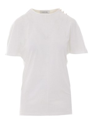 LANVIN: T-shirts - T-Shirt - Weiß