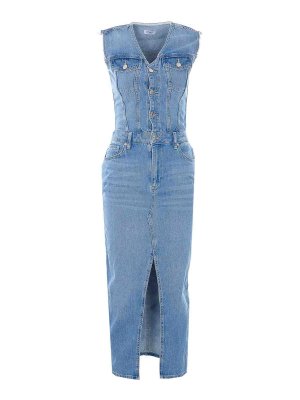 Liu Jo: knee length dresses - Denim Dress