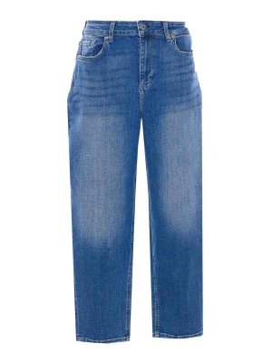 Liu Jo: Jeans à jambe droite - Jean Droit - Bleu