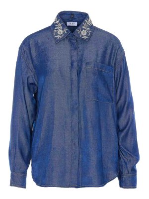 Liu Jo: shirts - Blue Shirt
