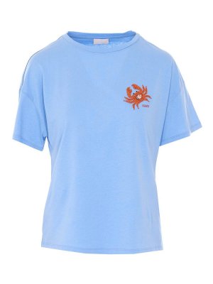 Liu Jo: T-shirts - T-Shirt - Bleu