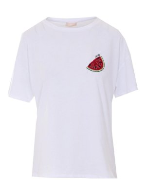 Liu Jo: T-shirts - T-Shirt - Blanc