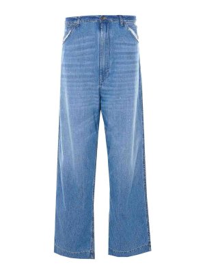 Maison Margiela: Straight Leg Jeans - Straight Leg Jeans - Blau