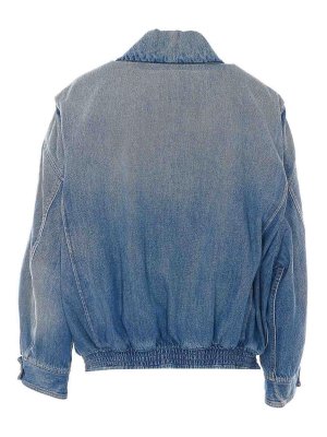 MM6 MAISON MARGIELA: Vestes en denim - Veste En Jean - Bleu
