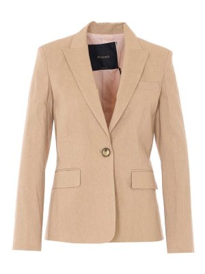 Pinko: Vestes de costume - Blazer - Beige