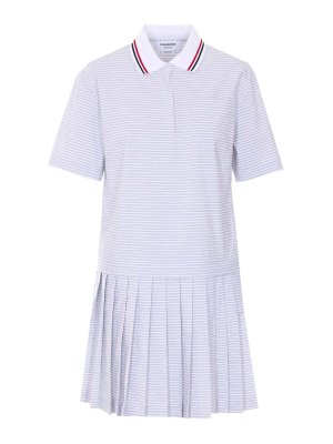 THOM BROWNE: Kurze Kleider - Kurzes Kleid - Grau