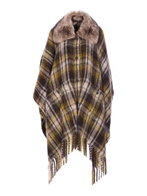 MONCLER: Capes & Ponchos - Cape - Grün