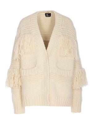 MONCLER: cardigans - Logo Cardigan