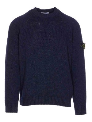 STONE ISLAND: クルーネック - クルーネック - ブルー