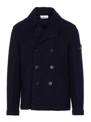 STONE ISLAND: Abrigos acolchados - Abrigo Alcochado - Azul