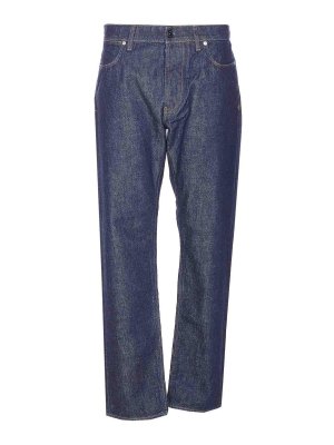 STONE ISLAND: Straight Leg Jeans - Straight Leg Jeans - Blau