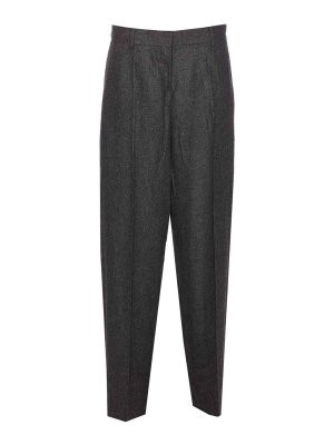 TOTEME: tracksuit bottoms - Wide Flannel Pants