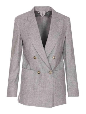 Max Mara: Chaquetas casual - Chaqueta Casual - Gris