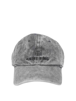 ANINE BING: Chapeaux - Chapeau - Gris
