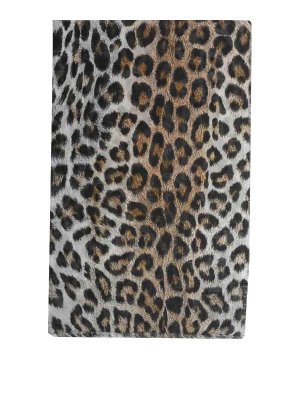 FALIERO SARTI: scarves - Brown Maculata Scarf