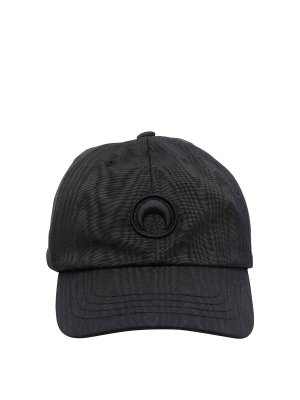 MARINE SERRE: Chapeaux - Chapeau - Noir