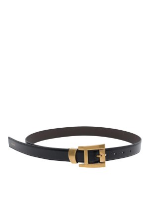 VERSACE: belts - Leather Belt 3 Cm