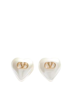 VALENTINO GARAVANI: Pendientes - Pendientes - Blanco