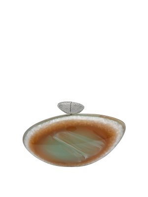 BENEDETTA BRUZZICHES: Bolso clutch - Bolso Clutch - Verde