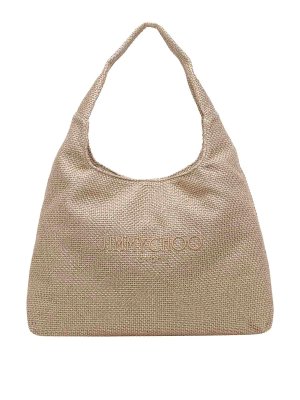 JIMMY CHOO: Schultertaschen - Schultertasche - Beige