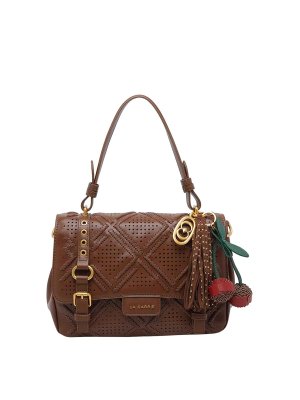 LA CARRIE: shopper - Borsa Atena Labirinto Marrone