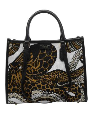 MY BEST BAG: totes bags - Multicolor Small Atena Sea Creatures Tote Bag