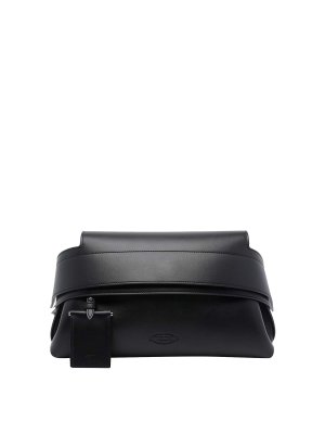 TOD'S: Clutch - Pochette - Noir