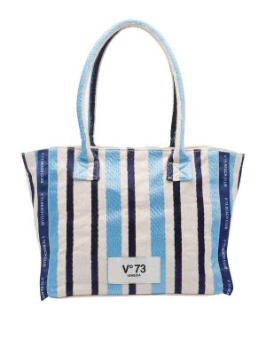 v°73: totes bags - Beige/Moro Ilene Shopping Bag