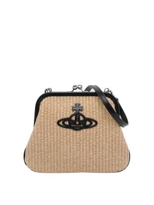 VIVIENNE WESTWOOD: Bolso clutch - Bolso Clutch - Beis