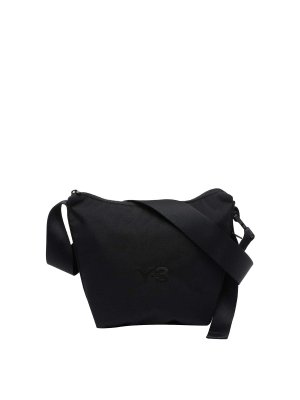 Y-3: cross body bags - Black Crossbody Bag