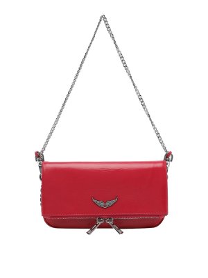 ZADIG&VOLTAIRE: cross body bags - Fuschia Nano Rock Crossbody Bag