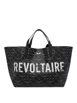 ZADIG&VOLTAIRE: totes bags - E Bblack Xl Revoltaire Shopper Bag