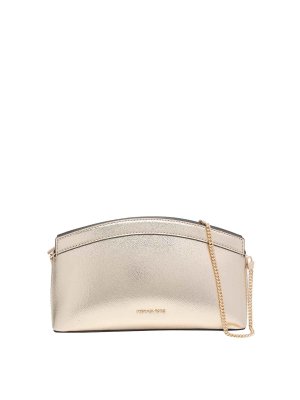 Michael Michael Kors: クロスボディバッグ - クロスボディバッグ - 金
